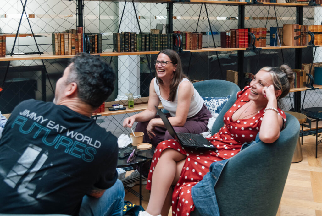 Digital Modus team laughing