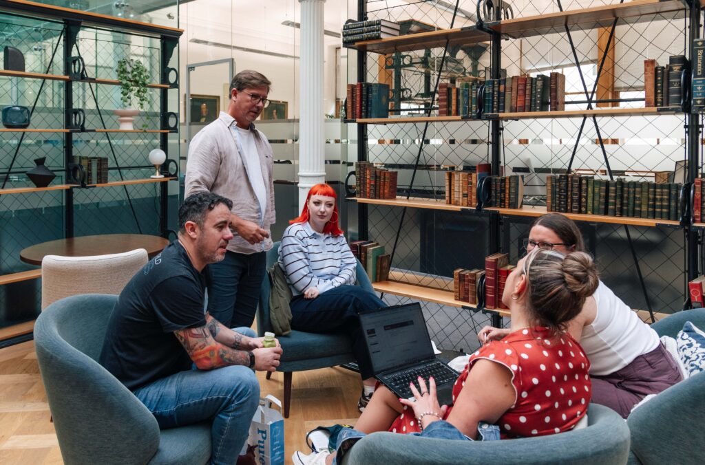 Digital Modus team having a meeting